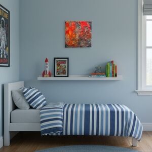 Hand Crafted original acrylic pouring on Canvas artwork fluid art handmade decor